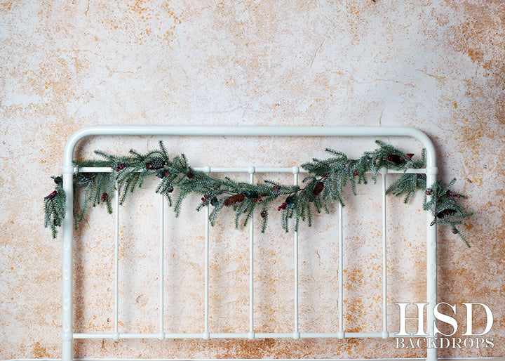 Christmas | Rustic Headboard Neutral - HSD Photography Backdrops