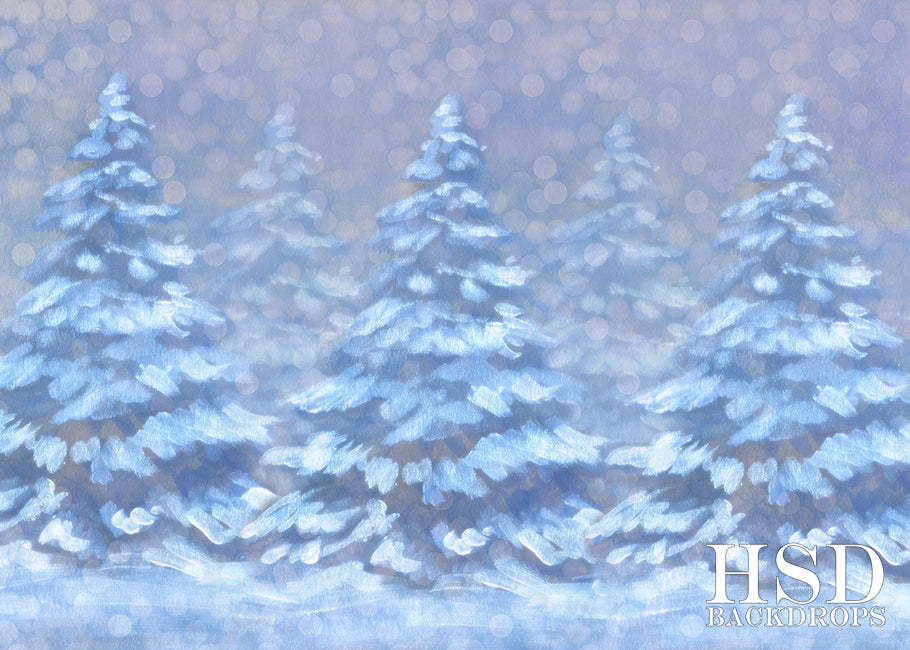 Dreaming of a White Christmas - HSD Photography Backdrops