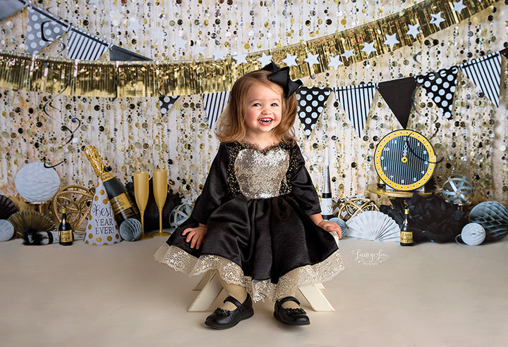New Years Celebration Set Up - HSD Photography Backdrops