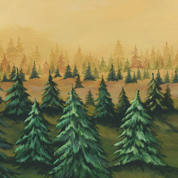 Painted Christmas Tree Farm - HSD Photography Backdrops