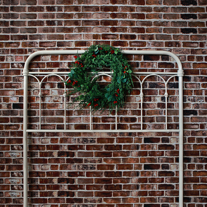 Christmas Wreath Headboard - HSD Photography Backdrops