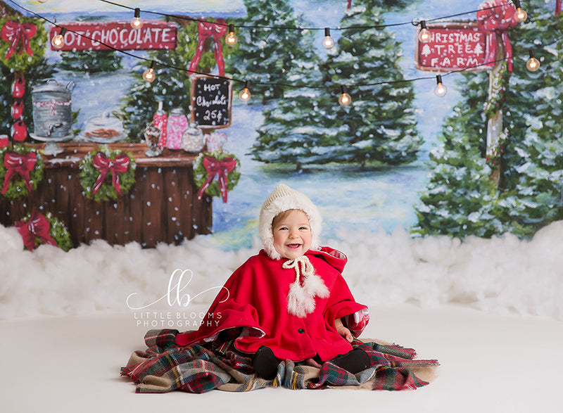 Hot Chocolate Stand - HSD Photography Backdrops