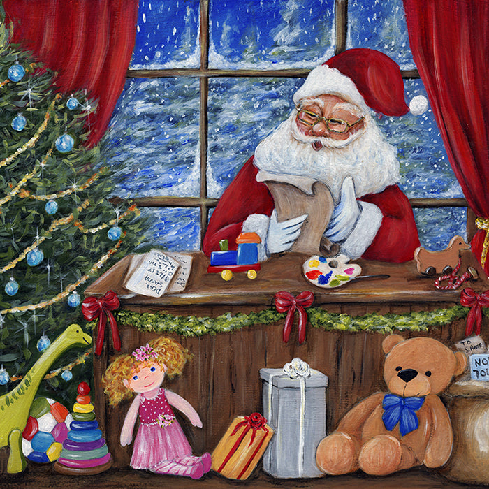 Santa's Workshop Painted - HSD Photography Backdrops