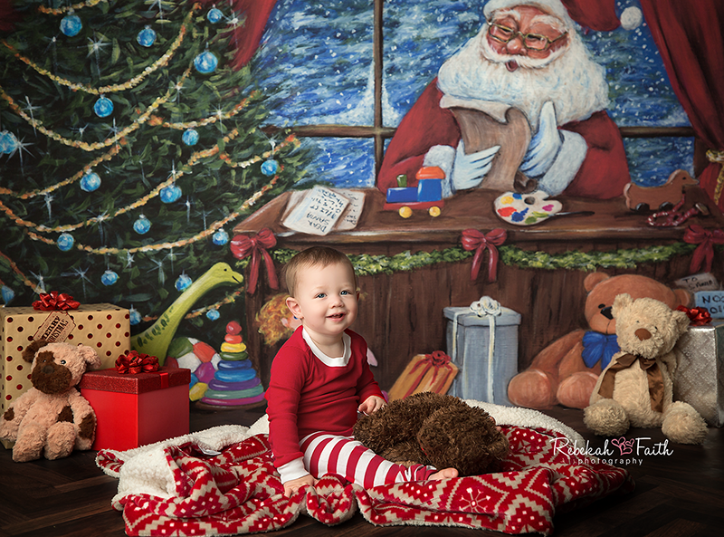 Santa's Workshop Painted - HSD Photography Backdrops