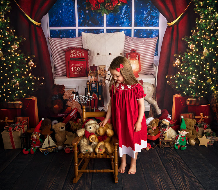 Magical Christmas Window - HSD Photography Backdrops