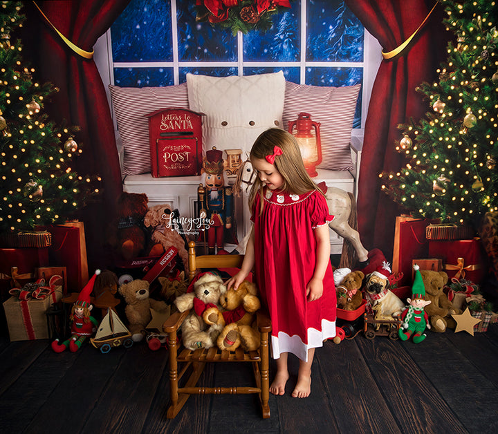 Magical Christmas Window - HSD Photography Backdrops