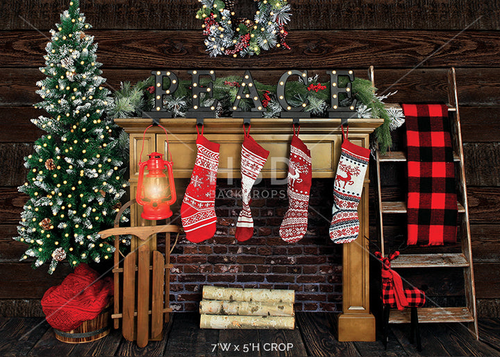 Cozy Cabin (small) - HSD Photography Backdrops