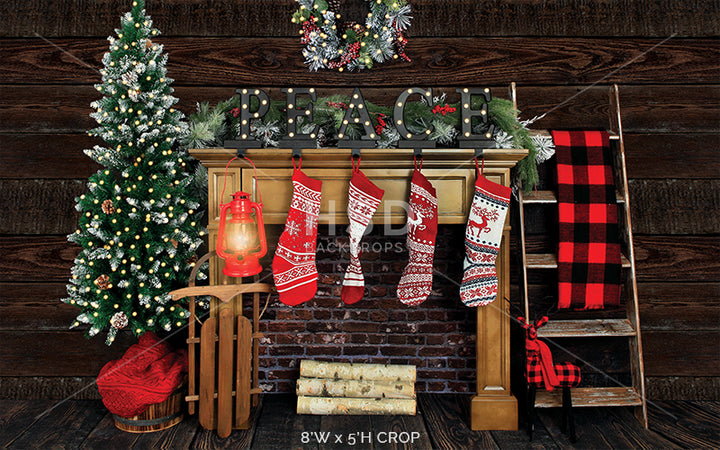 Cozy Cabin (small) - HSD Photography Backdrops