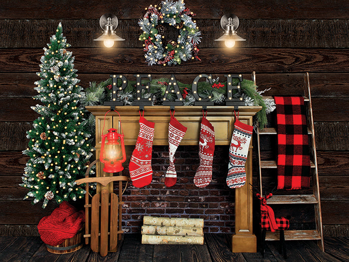 Cozy Cabin (large) - HSD Photography Backdrops