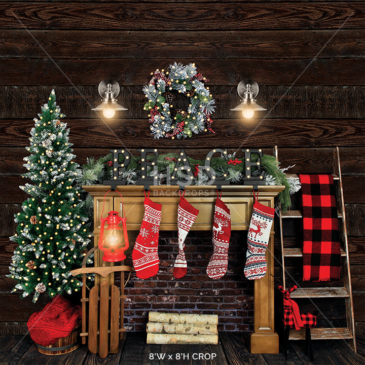 Cozy Cabin (large) - HSD Photography Backdrops