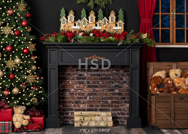 Waiting for Santa - HSD Photography Backdrops