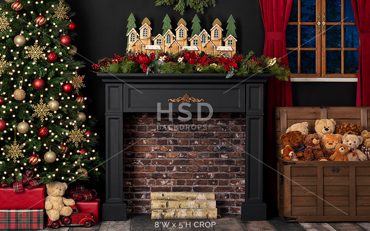 Waiting for Santa - HSD Photography Backdrops