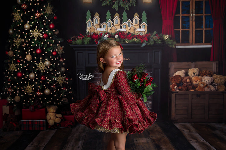 Waiting for Santa - HSD Photography Backdrops