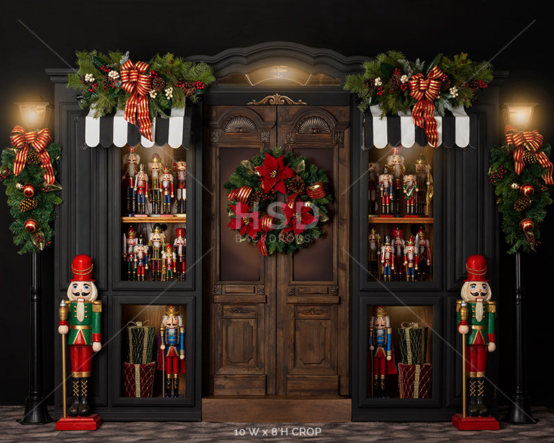 Nutcracker Christmas Shop - HSD Photography Backdrops