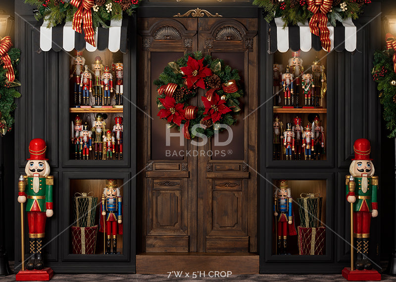 Nutcracker Christmas Shop - HSD Photography Backdrops
