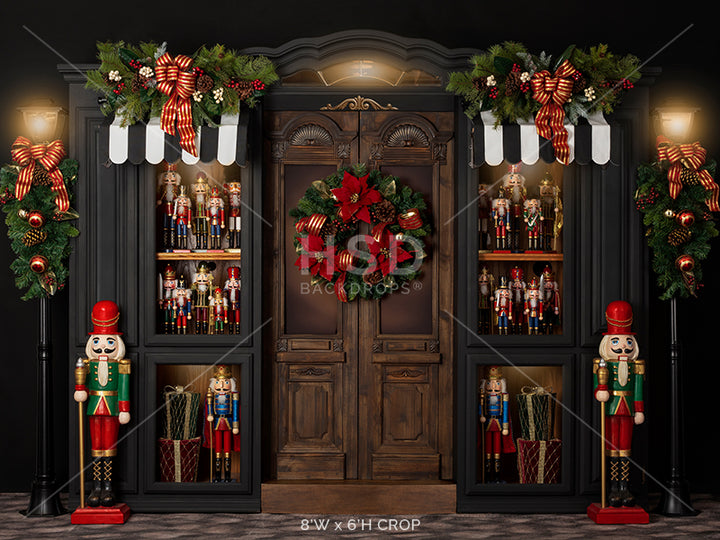 Nutcracker Christmas Shop - HSD Photography Backdrops