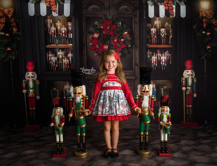 Nutcracker Christmas Shop - HSD Photography Backdrops