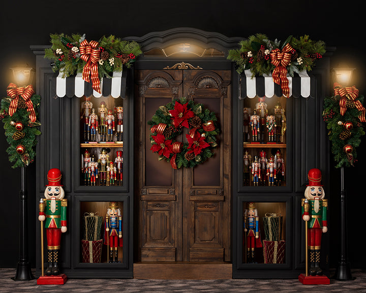 Nutcracker Christmas Shop - HSD Photography Backdrops
