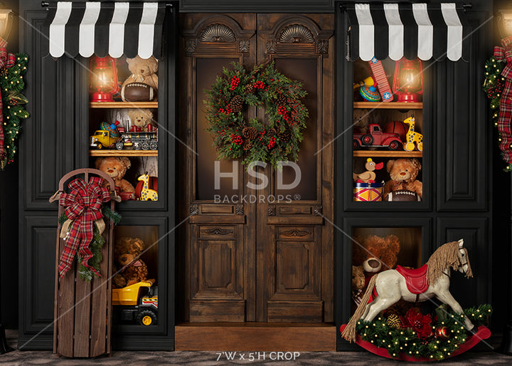 Christmas Toy Store - HSD Photography Backdrops