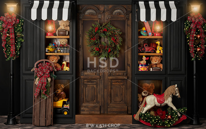 Christmas Toy Store - HSD Photography Backdrops