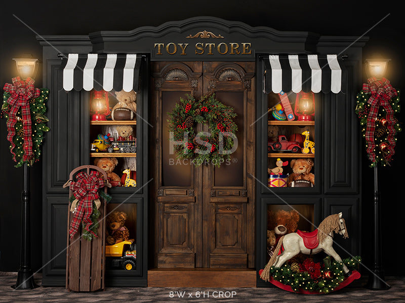 Christmas Toy Store - HSD Photography Backdrops