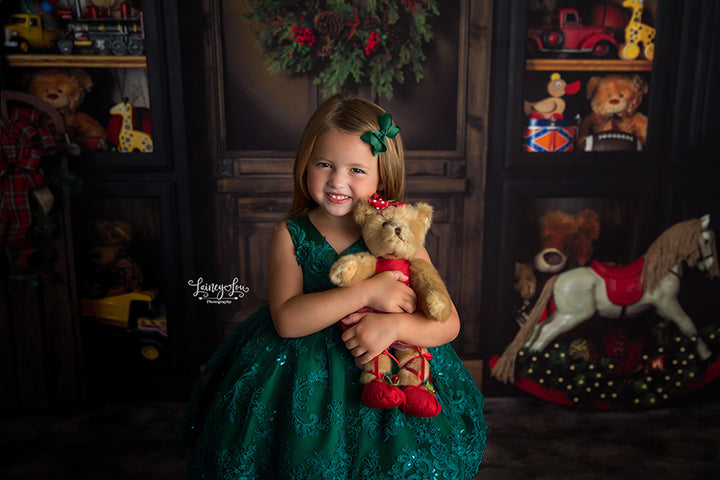 Christmas Toy Store - HSD Photography Backdrops