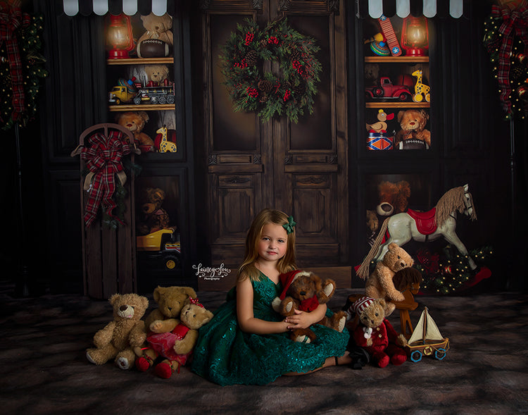 Christmas Toy Store - HSD Photography Backdrops