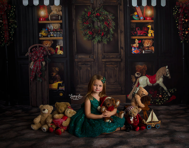 Christmas Toy Store - HSD Photography Backdrops