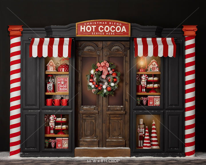 Christmas Sweet Shop - HSD Photography Backdrops