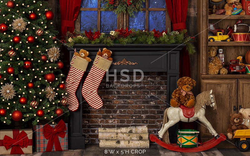 Santa's Room - HSD Photography Backdrops