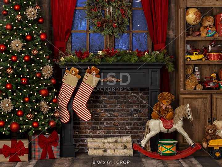 Santa's Room - HSD Photography Backdrops