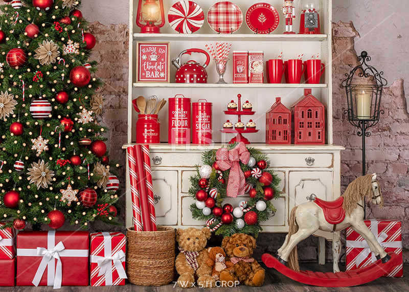 Christmas Sweets Hutch - HSD Photography Backdrops