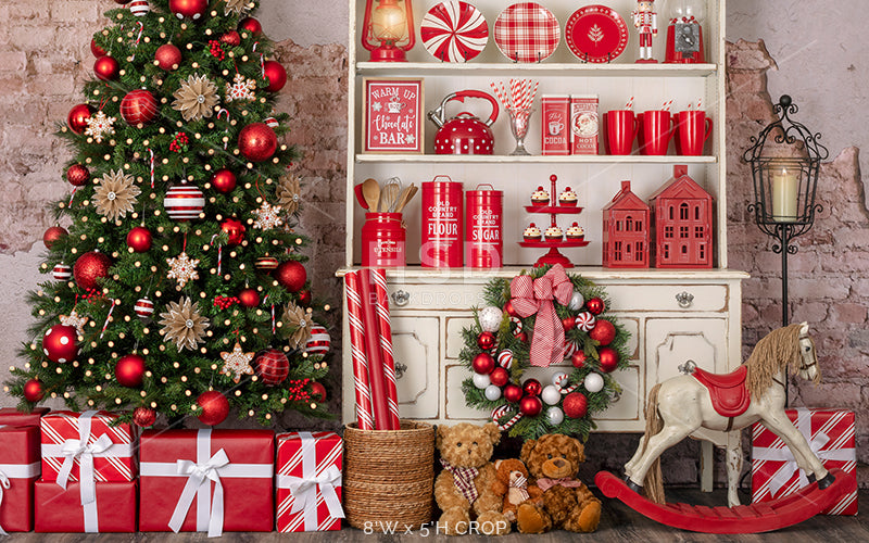 Christmas Sweets Hutch - HSD Photography Backdrops