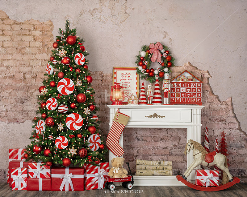 Candy Cane Christmas - HSD Photography Backdrops