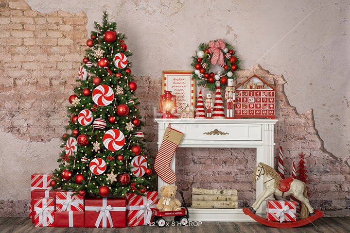 Candy Cane Christmas - HSD Photography Backdrops