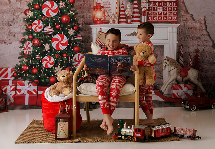 Candy Cane Christmas - HSD Photography Backdrops