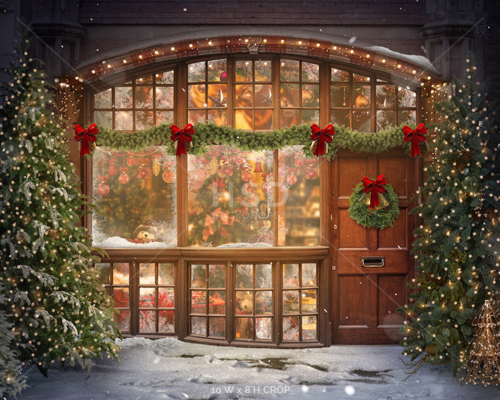 North Pole Toy Shop - HSD Photography Backdrops