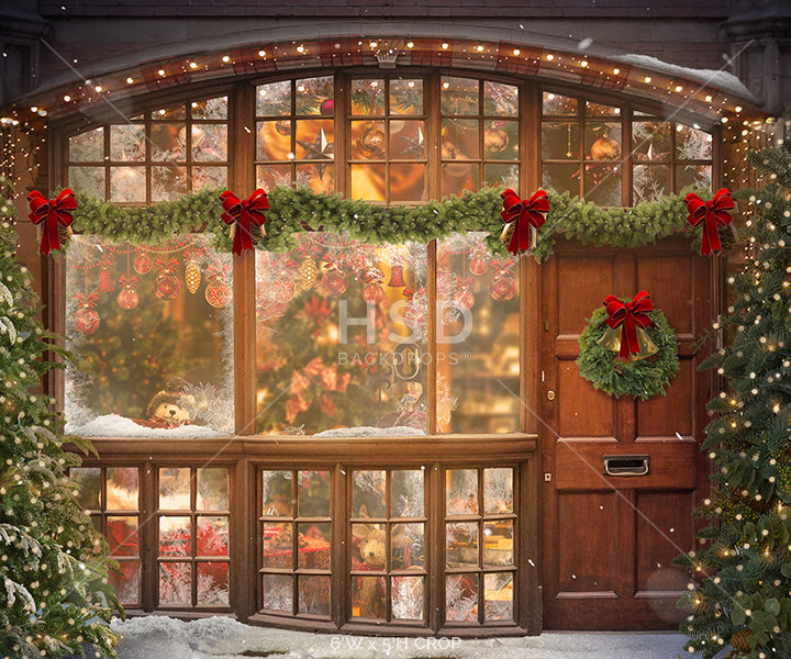 North Pole Toy Shop - HSD Photography Backdrops