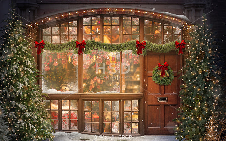 North Pole Toy Shop - HSD Photography Backdrops