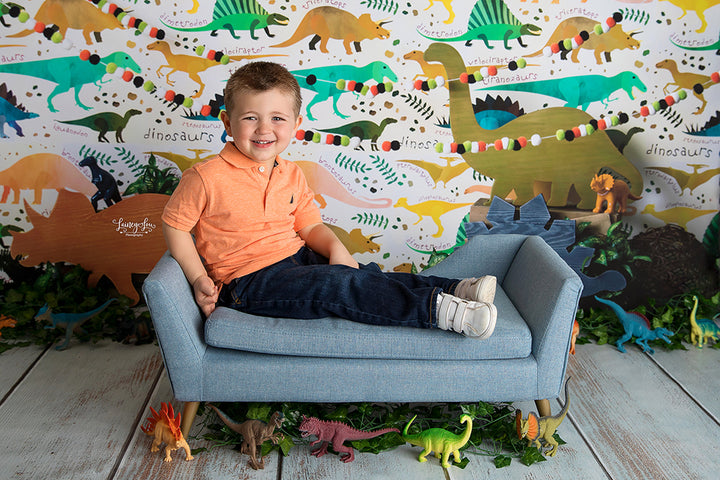 Dinosaur Set Up - HSD Photography Backdrops