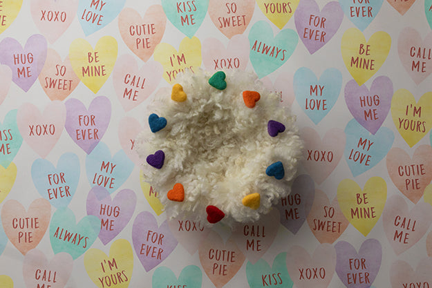 Newborn Digital Backdrop | Candy Hearts - HSD Photography Backdrops
