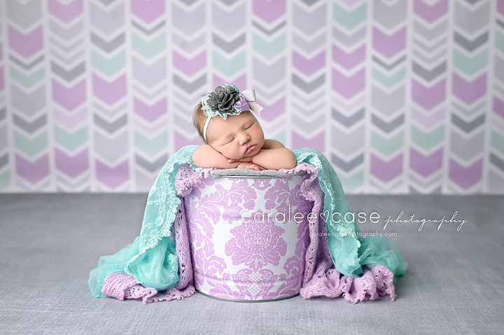 Mint & Lavender Arrows - HSD Photography Backdrops