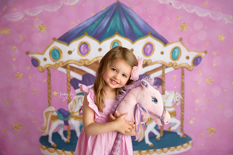 Carousel Horse - HSD Photography Backdrops