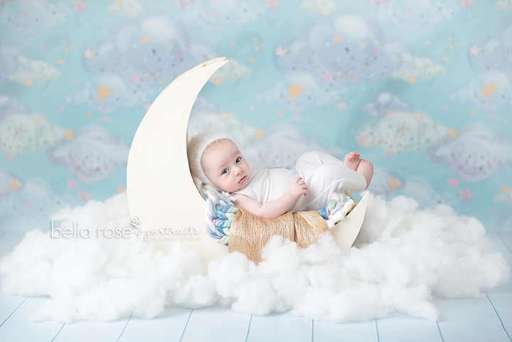Cotton Candy Clouds - HSD Photography Backdrops