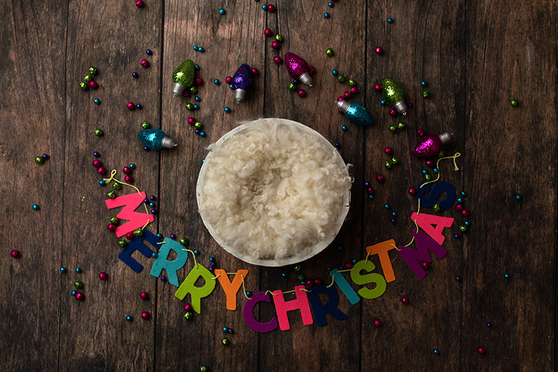 Colorful Christmas II | Digital - HSD Photography Backdrops