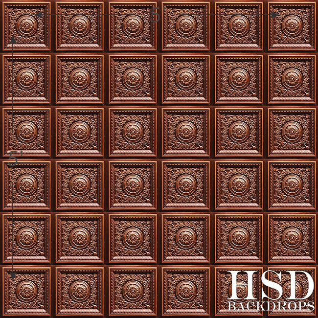 Bronze Tin Tile - HSD Photography Backdrops