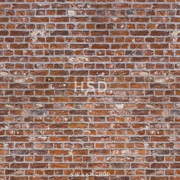 Distressed Brick Floor Mat - HSD Photography Backdrops