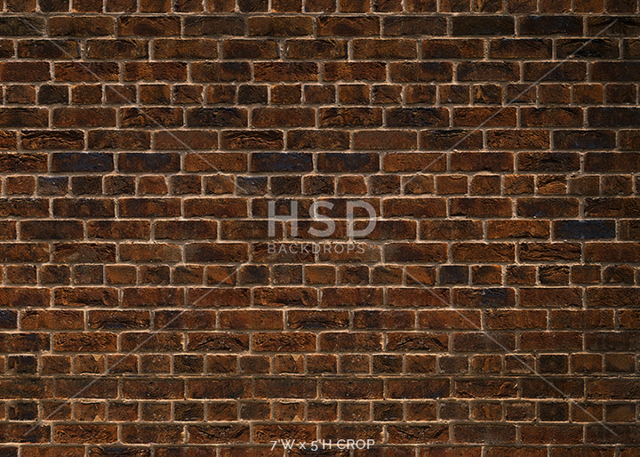 Dark Brick Wall Floor Mat - HSD Photography Backdrops