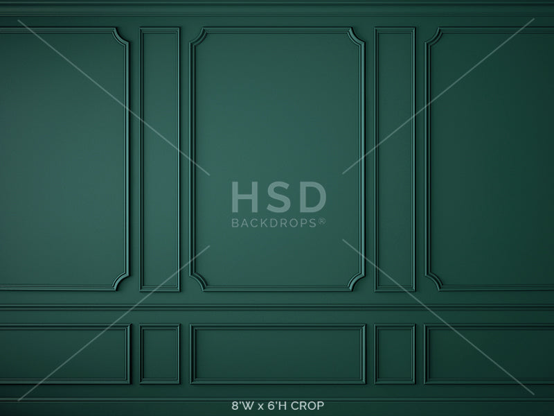 Elegant Emerald Wall - HSD Photography Backdrops