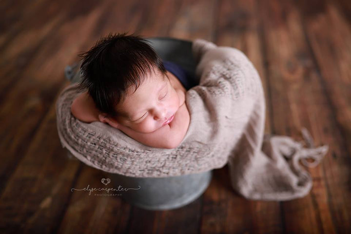 Dark Rustic Wood Floor Mat - HSD Photography Backdrops